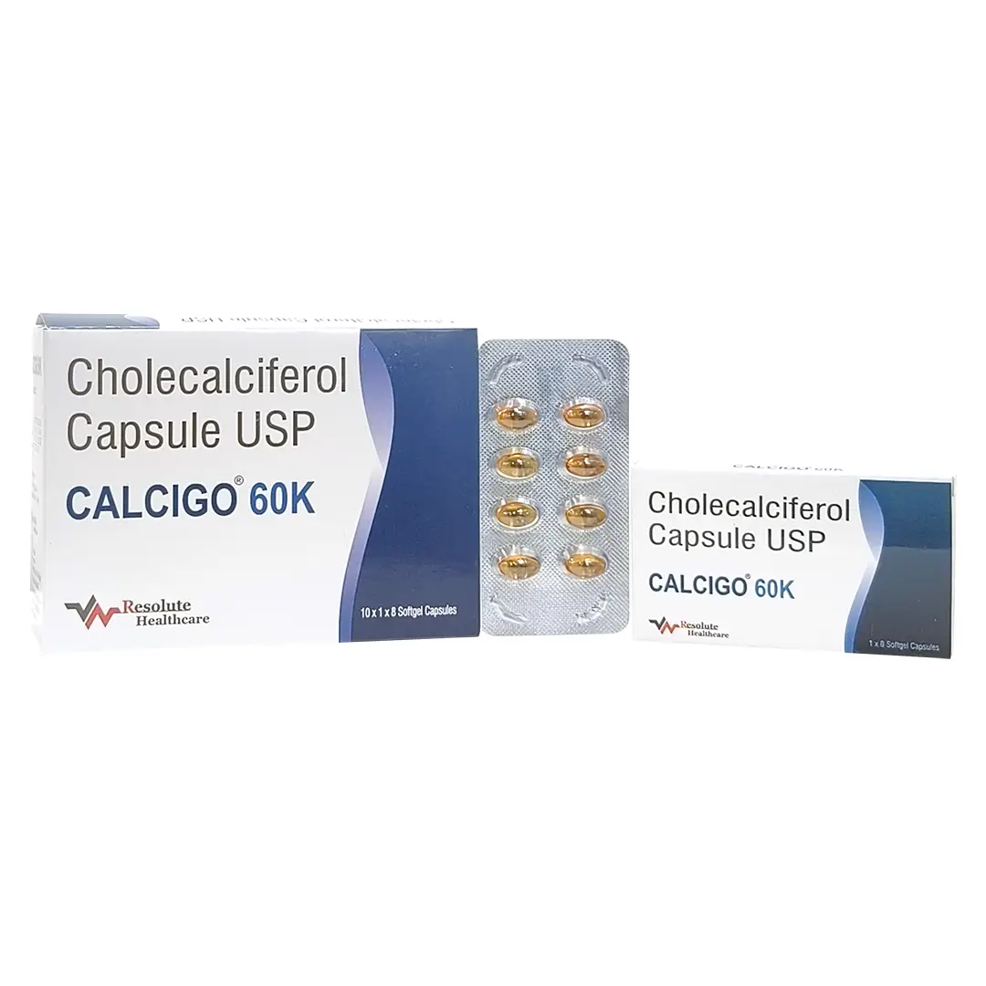 Calcigo 60K Soft Gel Capsules